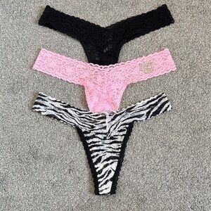 3-Panty Bundle Vintage Victoria’s Secret The Lacie Thongs